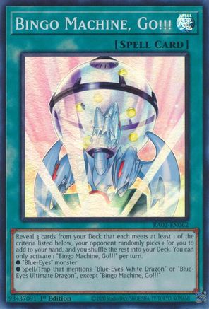 Image of Bingo Machine, Go!!! [RA02-EN062] Super Rare