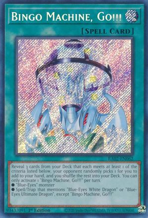 Image of Bingo Machine, Go!!! (Secret Rare) [RA02-EN062] Secret Rare