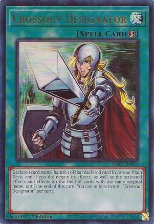 Image of Crossout Designator (UR) [RA02-EN063] Ultra Rare
