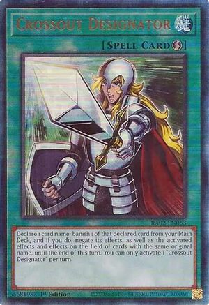 Image of Crossout Designator (PUR) [RA02-EN063] Prismatic Ultimate Rare