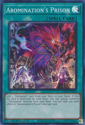 Image of Abomination's Prison [RA02-EN064] Super Rare