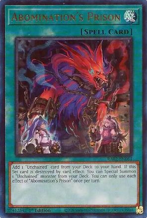 Image of Abomination's Prison (UR) [RA02-EN064] Ultra Rare