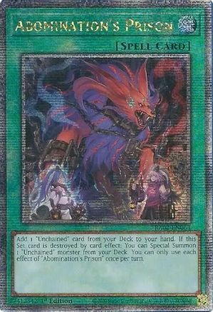 Image of Abomination's Prison (Quarter Century Secret Rare) [RA02-EN064] Quarter Century Secret Rare