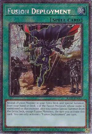 Image of Fusion Deployment (Platinum Secret Rare) [RA02-EN065] Platinum Secret Rare