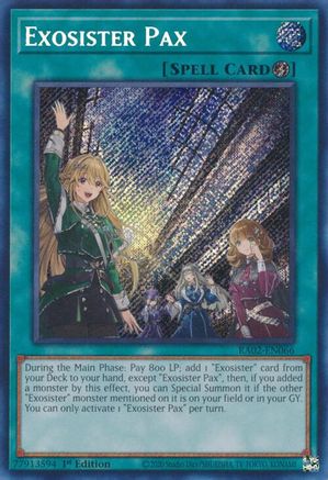 Image of Exosister Pax (Secret Rare) [RA02-EN066] Secret Rare