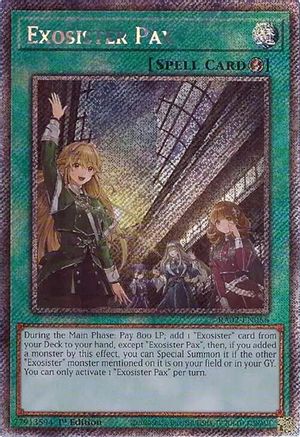 Image of Exosister Pax (Platinum Secret Rare) [RA02-EN066] Platinum Secret Rare