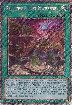 Image of Primitive Planet Reichphobia (Platinum Secret Rare) [RA02-EN067] Platinum Secret Rare