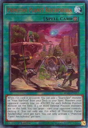 Image of Primitive Planet Reichphobia (PUR) [RA02-EN067] Prismatic Ultimate Rare
