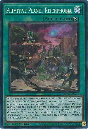 Image of Primitive Planet Reichphobia (PCR) [RA02-EN067] Prismatic Collector's Rare