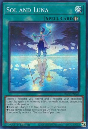 Image of Sol and Luna [RA02-EN068] Super Rare