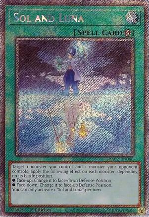 Image of Sol and Luna (Platinum Secret Rare) [RA02-EN068] Platinum Secret Rare
