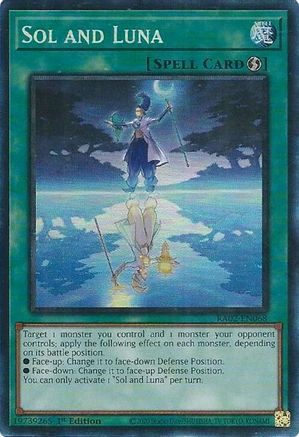 Image of Sol and Luna (PCR) [RA02-EN068] Prismatic Collector's Rare