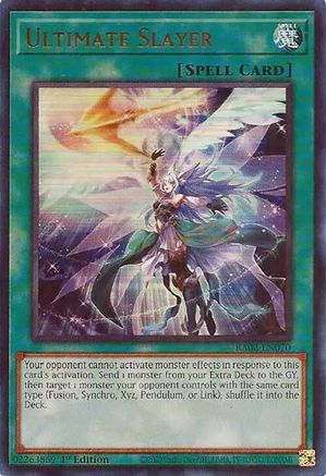 Image of Ultimate Slayer (UR) [RA02-EN070] Ultra Rare