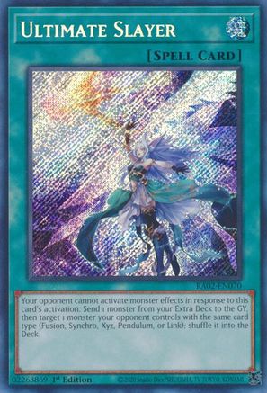 Image of Ultimate Slayer (Secret Rare) [RA02-EN070] Secret Rare