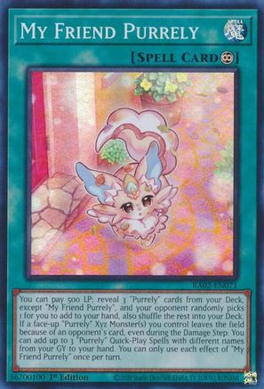 Image of My Friend Purrely [RA02-EN071] Super Rare