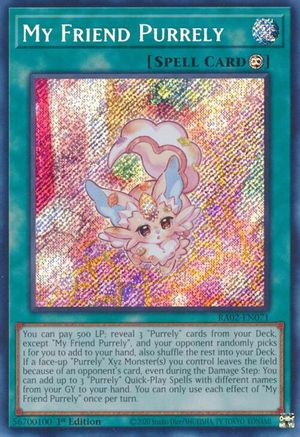 Image of My Friend Purrely (Secret Rare) [RA02-EN071] Secret Rare