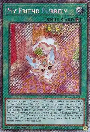 Image of My Friend Purrely (Platinum Secret Rare) [RA02-EN071] Platinum Secret Rare
