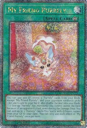 Image of My Friend Purrely (Quarter Century Secret Rare) [RA02-EN071] Quarter Century Secret Rare