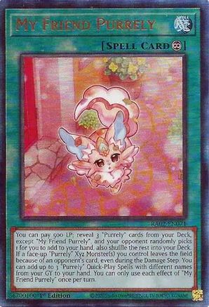Image of My Friend Purrely (PUR) [RA02-EN071] Prismatic Ultimate Rare