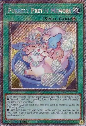 Image of Purrely Pretty Memory (Platinum Secret Rare) [RA02-EN072] Platinum Secret Rare