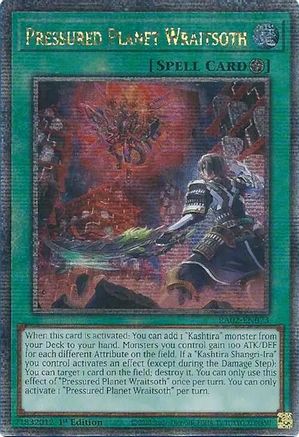 Image of Pressured Planet Wraitsoth (Quarter Century Secret Rare) [RA02-EN073] Quarter Century Secret Rare