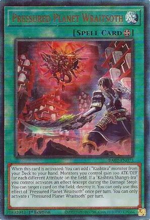 Image of Pressured Planet Wraitsoth (PUR) [RA02-EN073] Prismatic Ultimate Rare