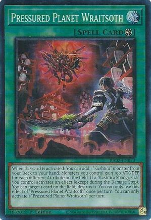 Image of Pressured Planet Wraitsoth (PCR) [RA02-EN073] Prismatic Collector's Rare