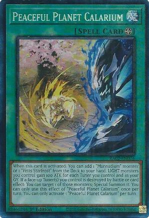 Image of Peaceful Planet Calarium (PCR) [RA02-EN074] Prismatic Collector's Rare