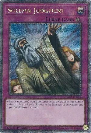 Image of Solemn Judgment (Quarter Century Secret Rare) [RA02-EN075] Quarter Century Secret Rare