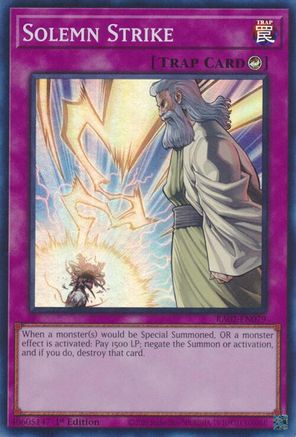 Image of Solemn Strike [RA02-EN079] Super Rare