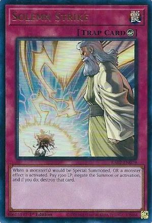 Image of Solemn Strike (UR) [RA02-EN079] Ultra Rare