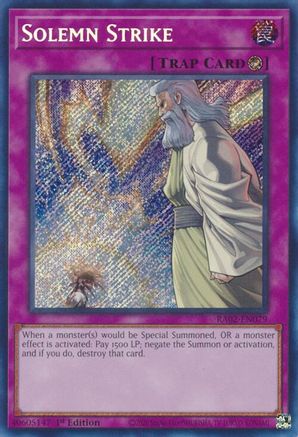 Image of Solemn Strike (Secret Rare) [RA02-EN079] Secret Rare