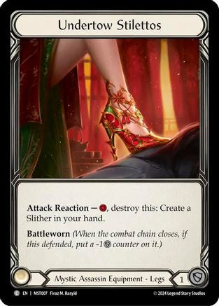 Image of Undertow Stilettos [MST007] (Part the Mistveil)  Cold Foil