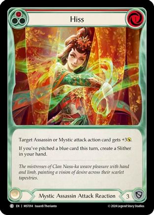 Image of Hiss (Red) [MST014] (Part the Mistveil)  Rainbow Foil
