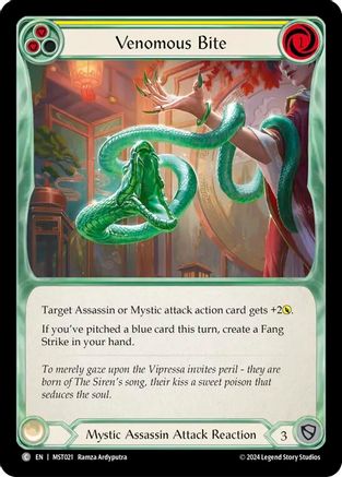 Image of Venomous Bite (Yellow) [MST021] (Part the Mistveil)