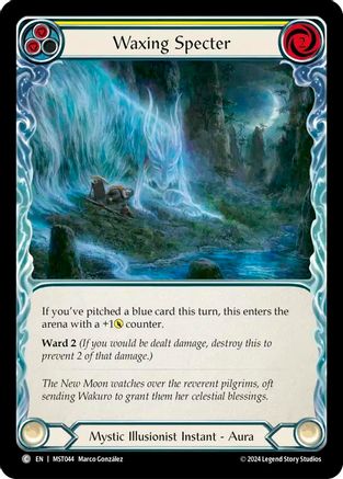 Image of Waxing Specter (Yellow) [MST044] (Part the Mistveil)  Rainbow Foil