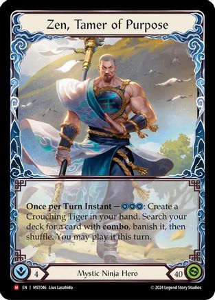 Image of Zen, Tamer of Purpose [MST046] (Part the Mistveil)