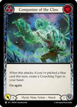 Image of Companion of the Claw (Blue) [MST059] (Part the Mistveil)