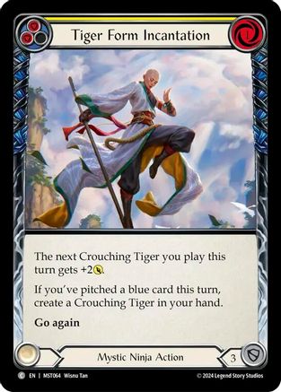 Image of Tiger Form Incantation (Yellow) [MST064] (Part the Mistveil)