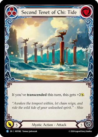 Image of Second Tenet of Chi: Tide [MST082] (Part the Mistveil)  Rainbow Foil