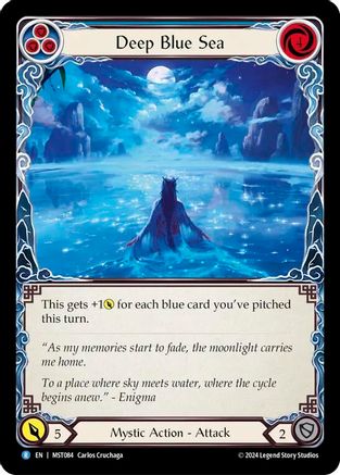 Image of Deep Blue Sea [MST084] (Part the Mistveil)  Rainbow Foil