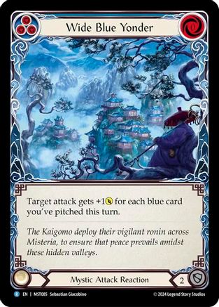 Image of Wide Blue Yonder [MST085] (Part the Mistveil)  Rainbow Foil