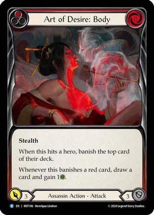 Image of Art of Desire: Body (Red) [MST106] (Part the Mistveil)  Rainbow Foil
