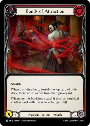 Image of Bonds of Attraction (Red) [MST109] (Part the Mistveil)  Rainbow Foil
