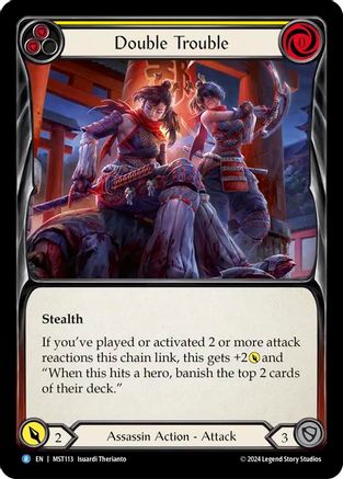 Image of Double Trouble (Yellow) [MST113] (Part the Mistveil)