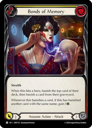 Image of Bonds of Memory (Yellow) [MST116] (Part the Mistveil)  Rainbow Foil