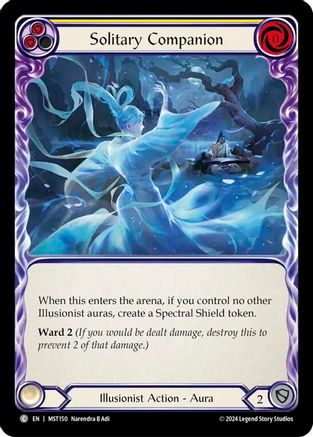 Image of Solitary Companion (Yellow) [MST150] (Part the Mistveil)  Rainbow Foil