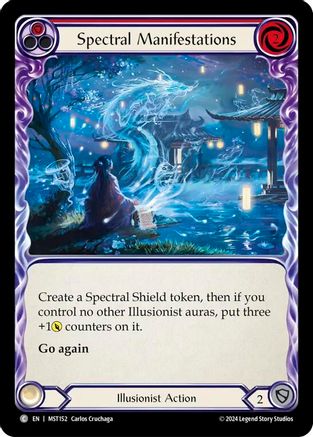 Image of Spectral Manifestations (Red) [MST152] (Part the Mistveil)  Rainbow Foil