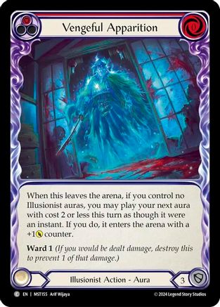 Image of Vengeful Apparition (Red) [MST155] (Part the Mistveil)