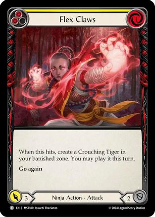 Image of Flex Claws (Yellow) [MST180] (Part the Mistveil)